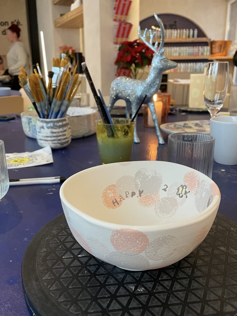 Keramik bemalen in Stuttgart.