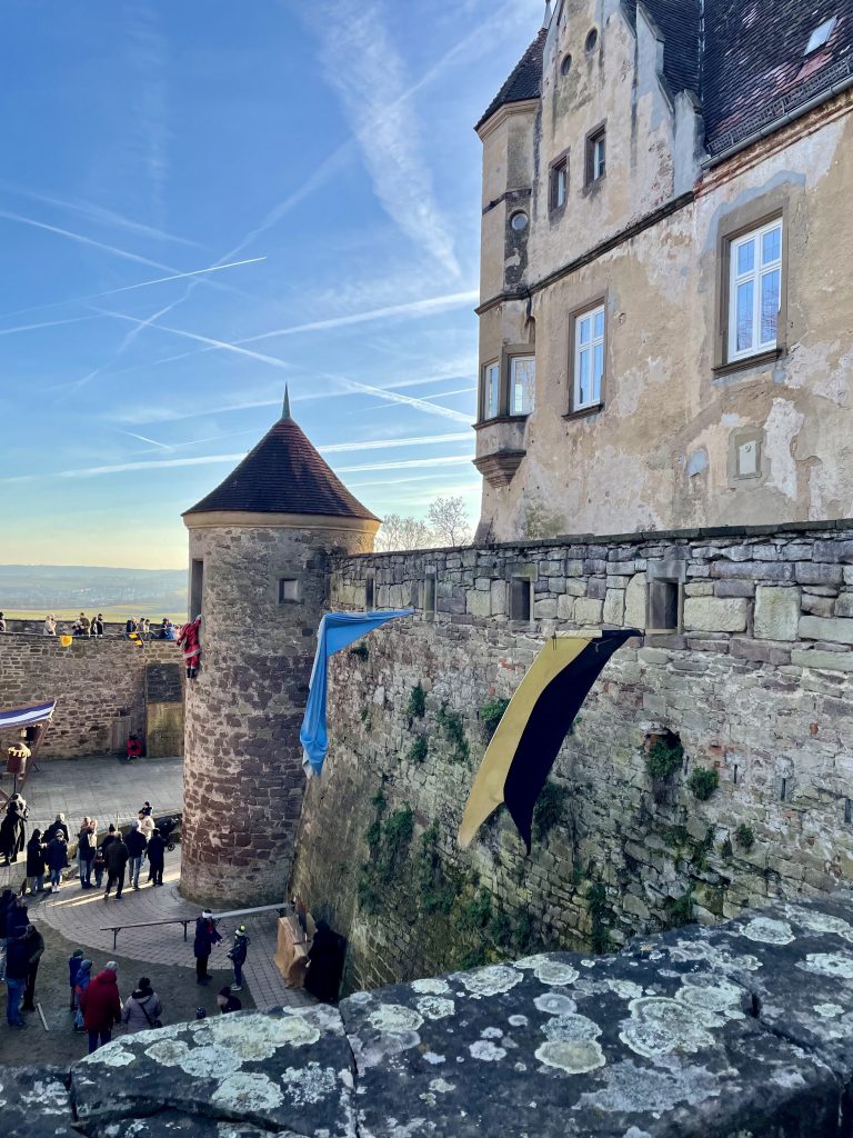 Mittelalterlichen Weihnachtsmarkt auf der "Burg Stettenfels"