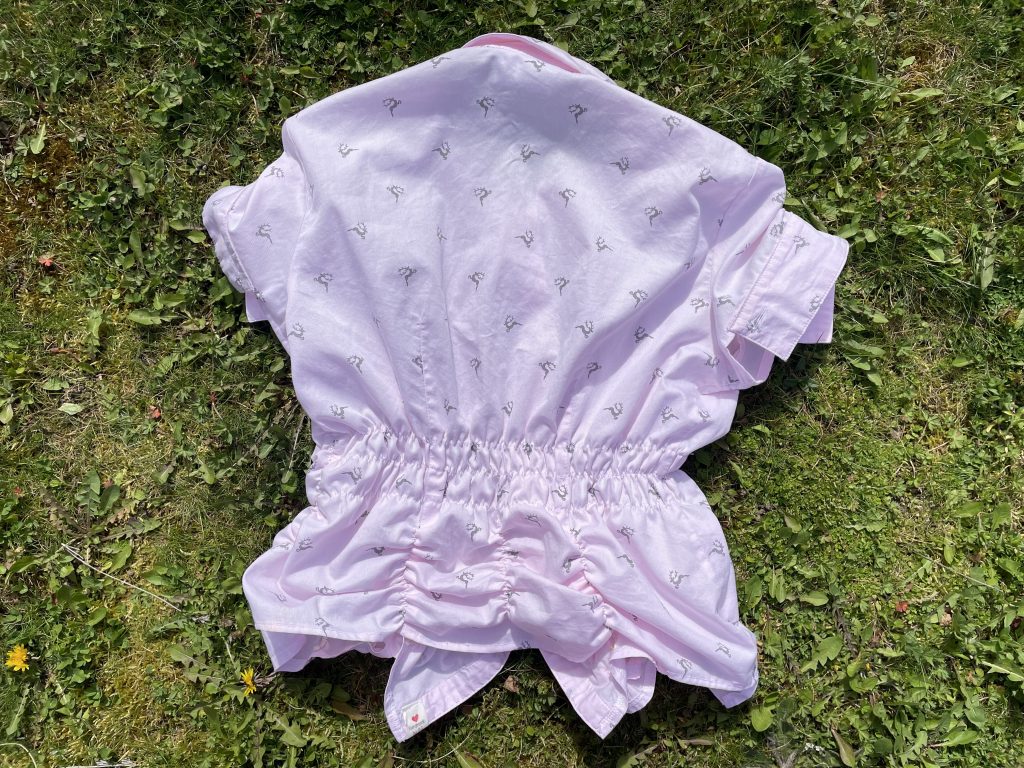 Upycling - Damenbluse wird pfiffige Bluse