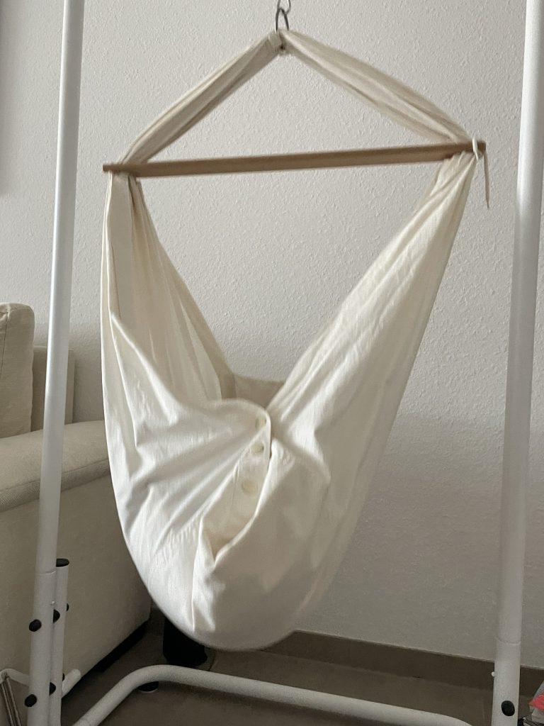 Eine Babyhängematte