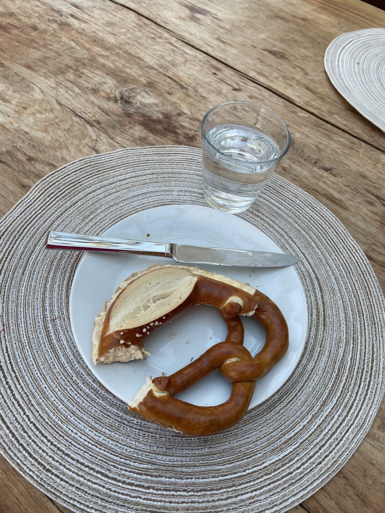 eine Butterbrezel