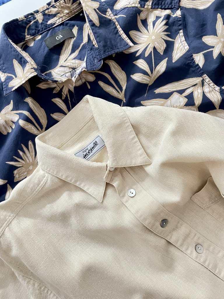 Upcycling Kleid aus Herrenhemden nähen Schritt für Schritt