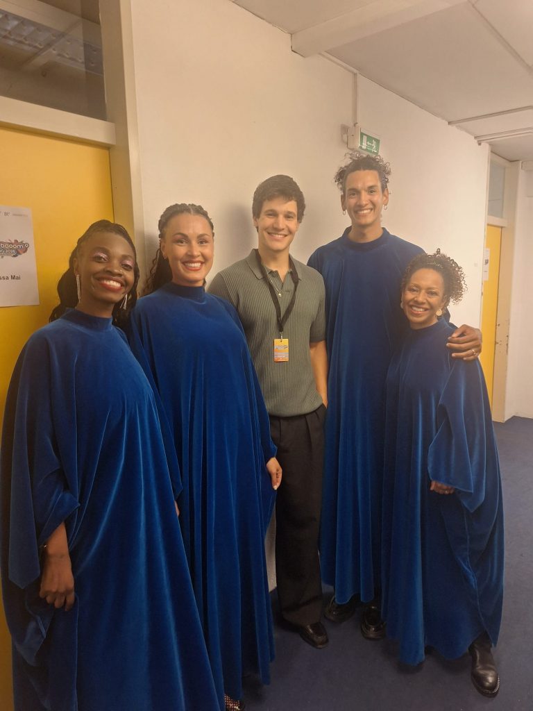 Vincent Weiss mit den Golden Voices of Gospel